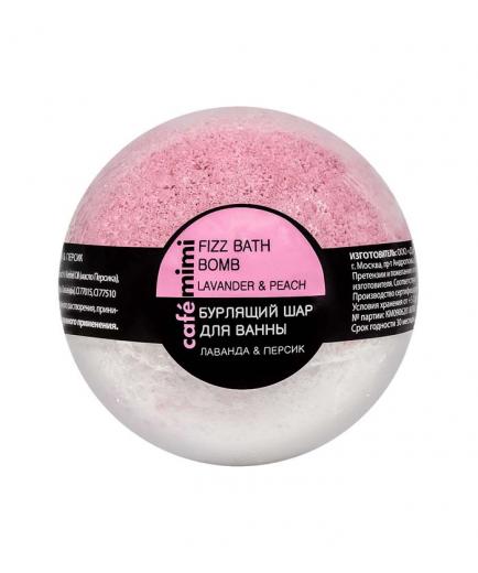 Café Mimi - Effervescent Bath Bomb - Lavender and Peach