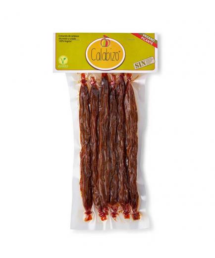 Calabizo - Chorizo vegano picante 100% vegetal - 6 unidades