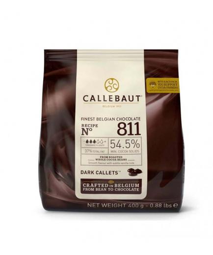Callebaut - Belgian dark chocolate chips 54.5% - Dark chocolate couverture recipe nº811