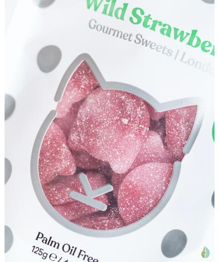 Candy Kittens - Vegan Gummies 125g - Strawberries