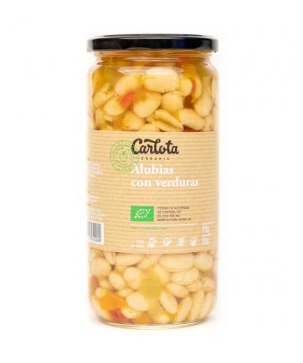 Carlota Organic - Alubias con verduras Bio 720g