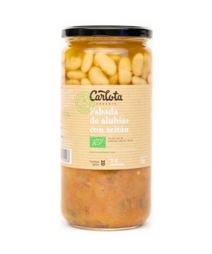 Carlota Organic - Fabada de alubias con seitán Bio 720g