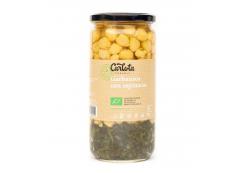 Carlota Organic - Garbanzos con espinacas Bio 720g