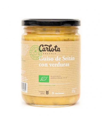 Carlota Organic - Guiso de seitán con verduras Bio 425g