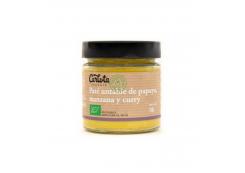 Carlota Organic - Bio spreadable papaya, apple and curry pâté 180g