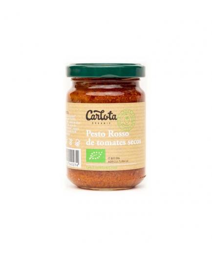 Carlota Organic - Pesto rosso de albahaca Bio 140g