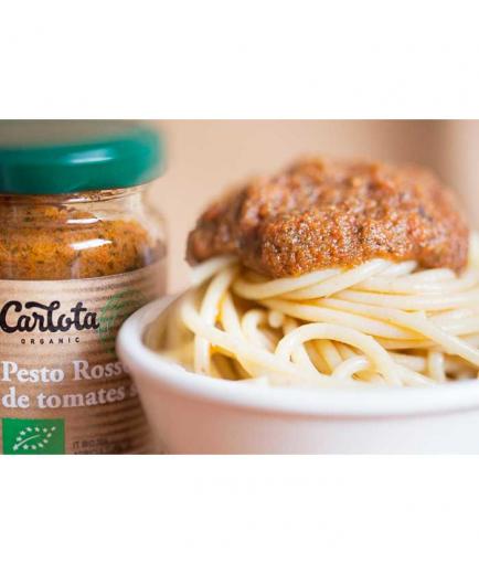 Carlota Organic - Organic Basil Pesto Rosso 140g