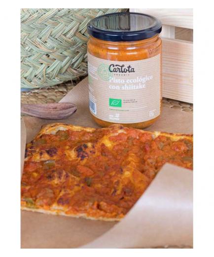 Carlota Organic - Organic pisto with gluten-free shiitake 425g