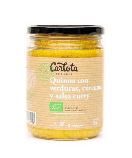 Carlota Organic - Quinoa with vegetables, turmeric and Bio curry sauce 425g