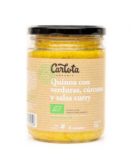 Carlota Organic - Quinoa con verduras, cúrcuma y salsa curry Bio 425g