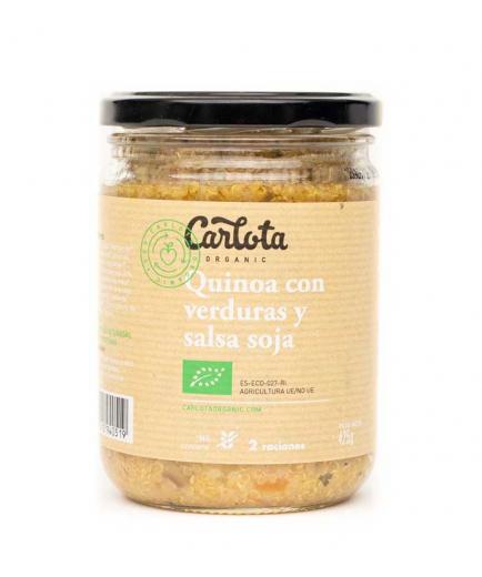 Carlota Organic - Quinoa con verduras y salsa soja Bio 425g