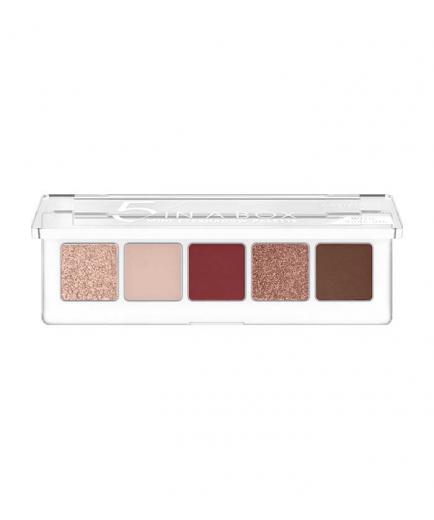 Catrice - Paleta de sombras mini 5 In a Box - 060: Vivid Burgundy Look