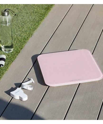 Cecotec - Báscula de baño Surface Precision 9350 Healthy - Pink