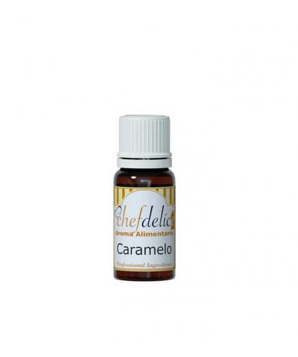 Chefdelice - Aroma líquido sin gluten 10ml - Caramelo