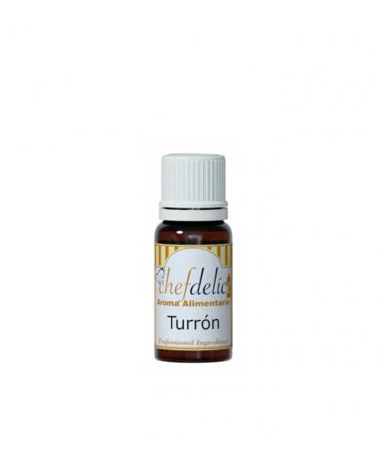 Chefdelice - Aroma líquido sin gluten 10ml - Turrón