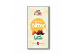 Chocolates Solé - Dark chocolate bitter stevia 72% with almonds
