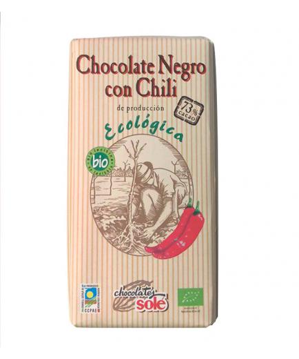 Chocolates Solé – Dark chocolate with chili 73% cocoa