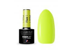 Claresa - Semi-permanent nail polish Soak off - 01: Fluo