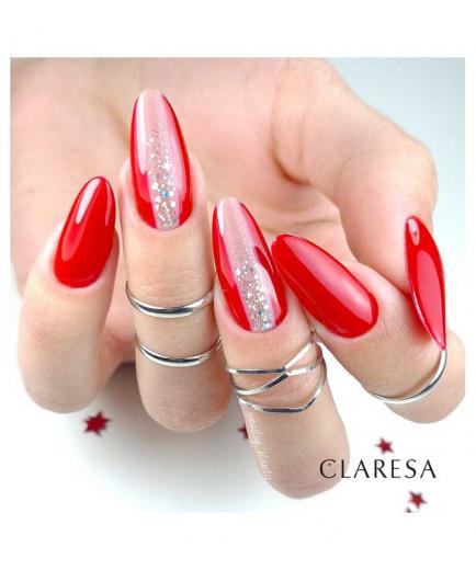 Claresa - Semi-permanent nail polish Soak off - 01: Glitter