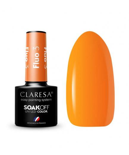 Claresa - Semi-permanent nail polish Soak off - 03: Fluo