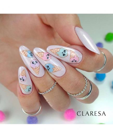 Claresa - Semi-permanent nail polish Soak off - 05: Ice Cream