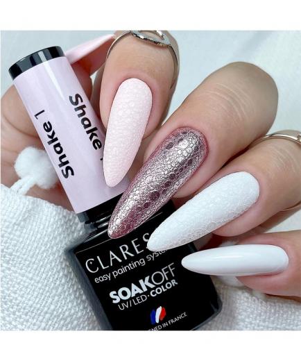 Claresa - Semi-permanent nail polish Soak off - 1: Shake