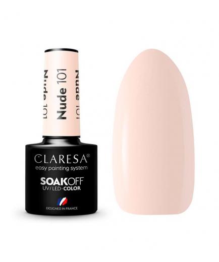 Claresa - Semi-permanent nail polish Soak off - 101: Nude
