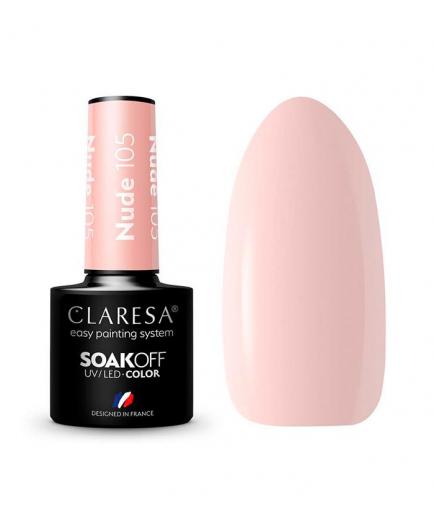 Claresa - Semi-permanent nail polish Soak off - 105: Nude