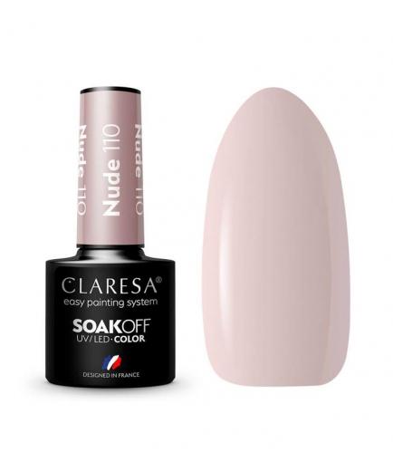 Claresa - Semi-permanent nail polish Soak off - 110: Nude