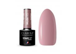 Claresa - Semi-permanent nail polish Soak off - 115: Nude