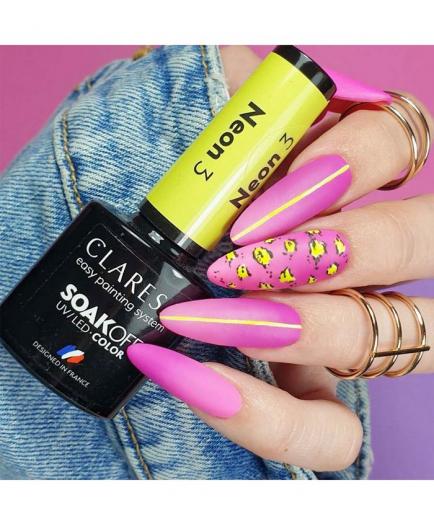 Claresa - Semi-permanent nail polish Soak off - 3: Neon