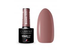 Claresa - Semi-permanent nail polish Soak off - 305: Brown
