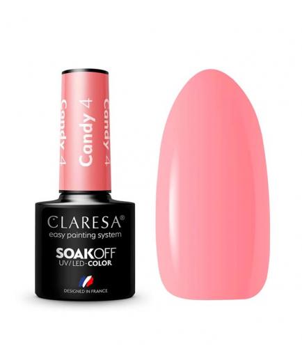 Claresa - Semi-permanent nail polish Soak off - 4: Candy