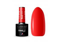 Claresa - Semi-permanent nail polish Soak off - 412: Red