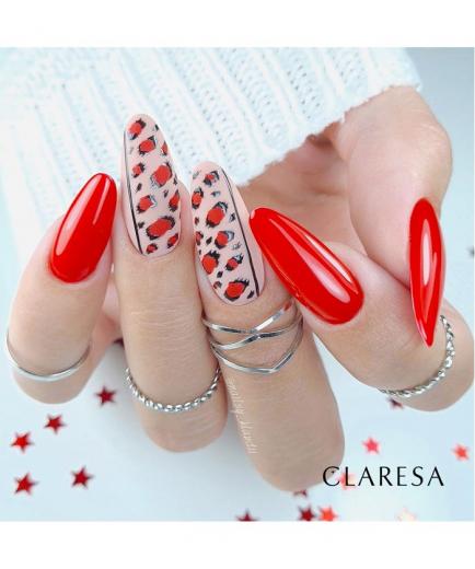 Claresa - Semi-permanent nail polish Soak off - 412: Red