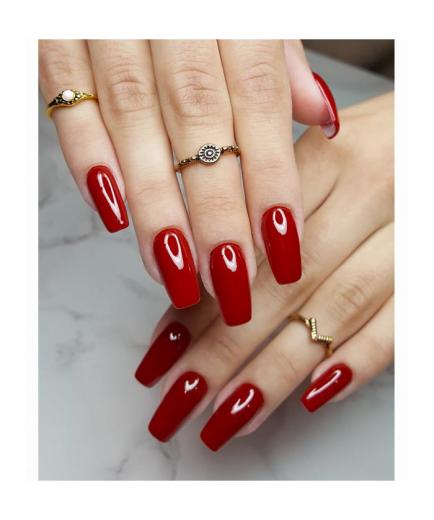 Claresa - Semi-permanent nail polish Soak off - 420: Red