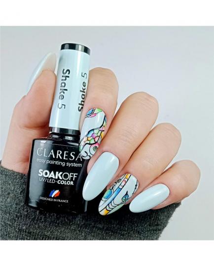 Claresa - Semi-permanent nail polish Soak off - 5: Shake