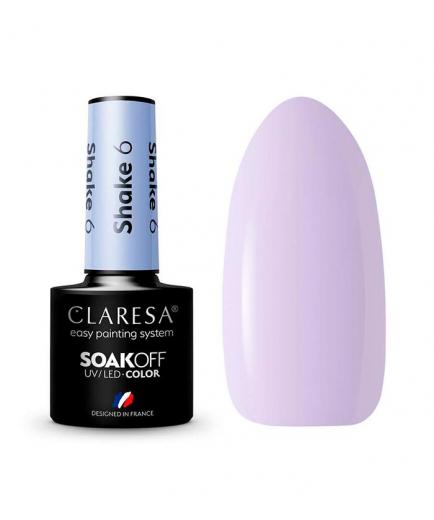 Claresa - Semi-permanent nail polish Soak off - 6: Shake