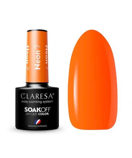 Claresa - Semi-permanent nail polish Soak off - 7: Neon