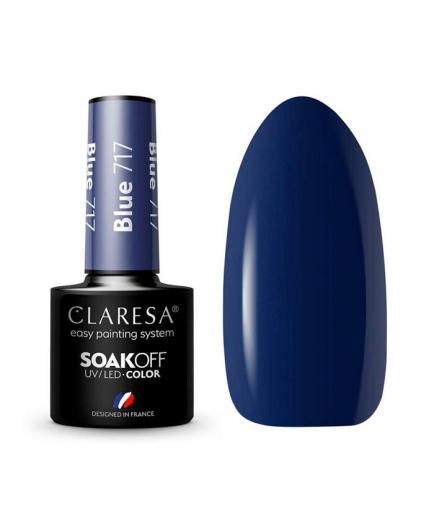 Claresa - Semi-permanent nail polish Soak off - 717: Blue