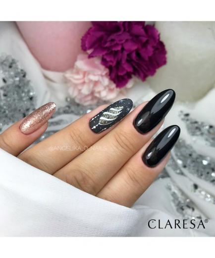 Claresa - Semi-permanent nail polish Soak off - 900: Black