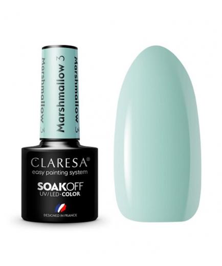 Claresa - Semi-permanent nail polish Soak off Marshmallow - 03
