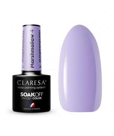 Claresa - Semi-permanent nail polish Soak off Marshmallow - 04
