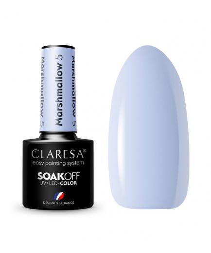 Claresa - Semi-permanent nail polish Soak off Marshmallow - 05