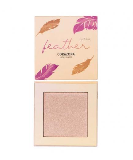 CORAZONA - Feather Collection by Trihia - Powder Highlighter - Touch ma soul