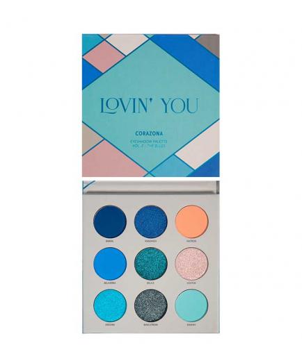 CORAZONA - Paleta de sombras de ojos Lovin' You - Vol. 2 The Blues