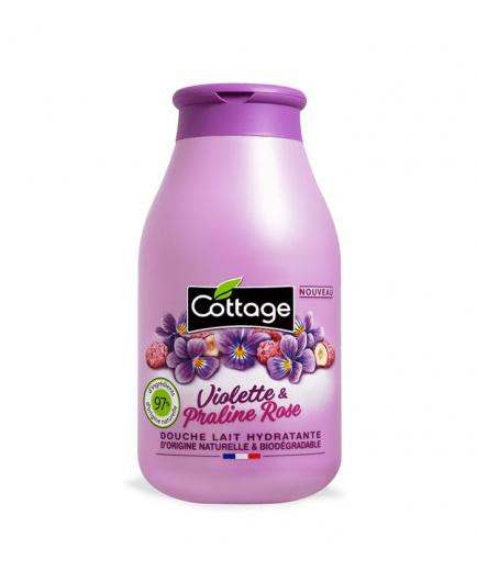 Cottage - Hydrating shower milk 250ml - Violet and pink praline