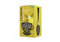 Cupper - Organic lemon and ginger infusion Ginger Supreme - 20 Sachets