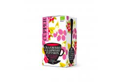 Cupper - Organic cranberry and raspberry infusion 20 Sachets