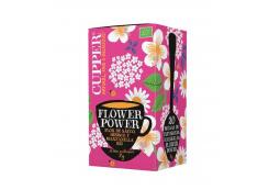 Cupper - Infusión ecológica de flor de sauco, hibisco y manzanilla Flower Power - 20 Bolsitas